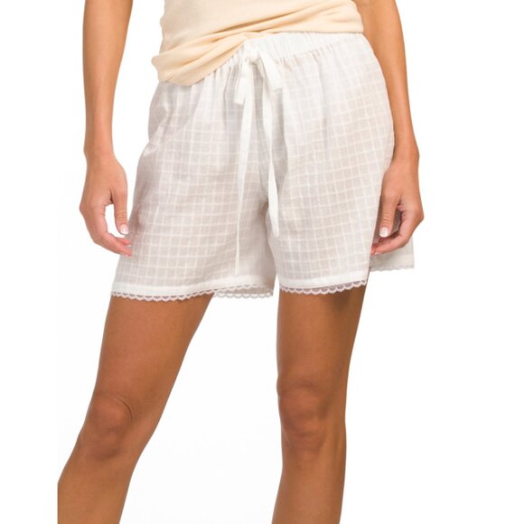 ANDINE White Mazy Shorts - Picture 1 of 2